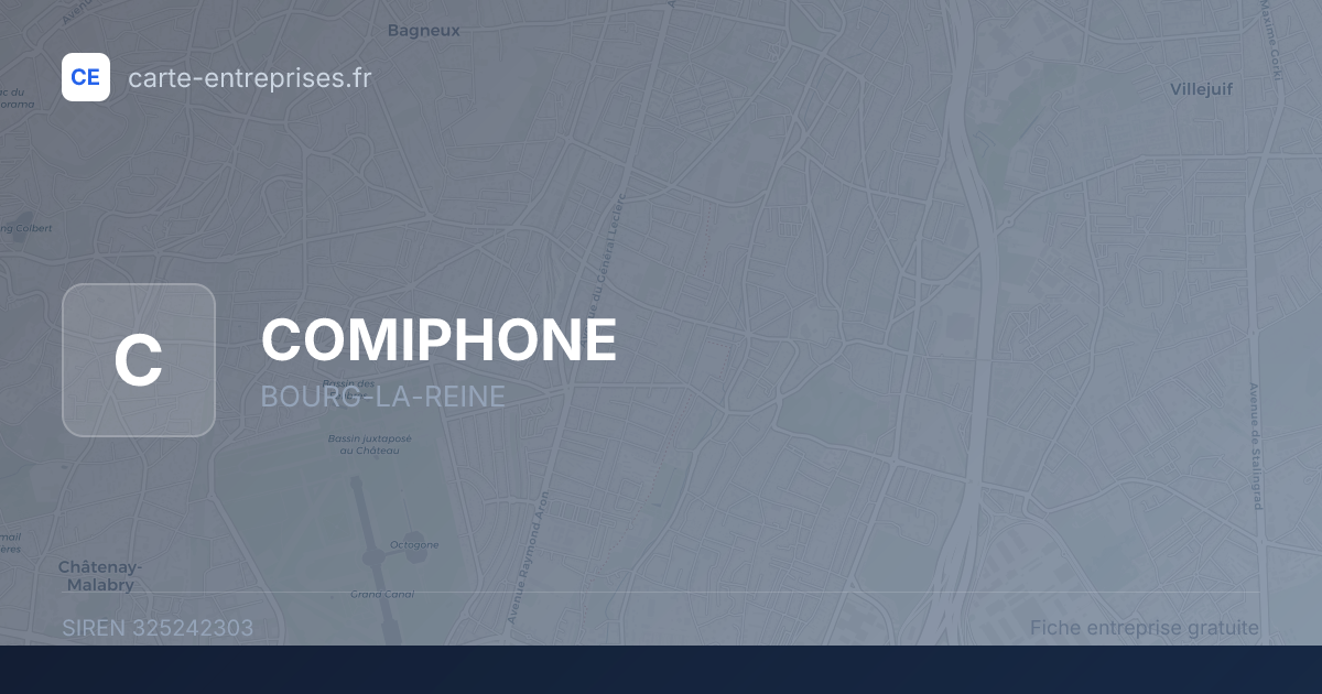 COMIPHONE — 325242303 — fiche entreprise