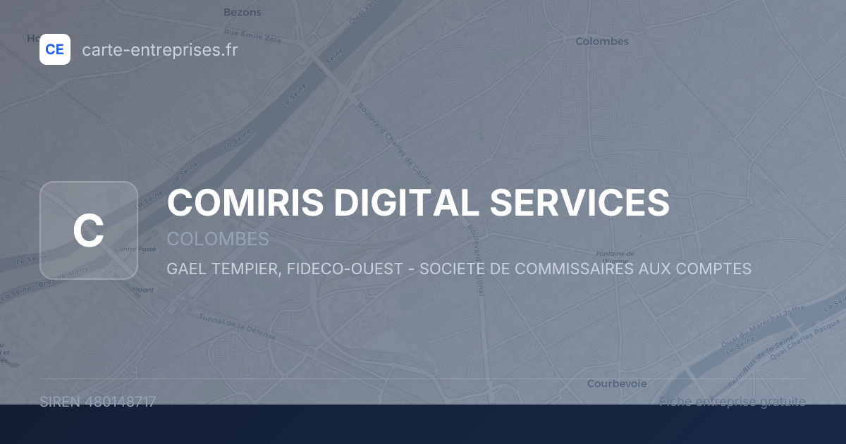 COMIRIS DIGITAL SERVICES — 480148717 — fiche entreprise