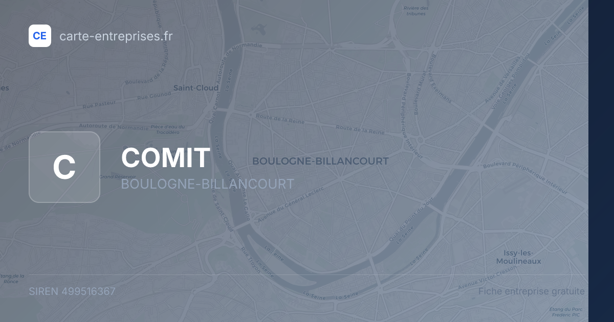 COMIT — 499516367 — fiche entreprise