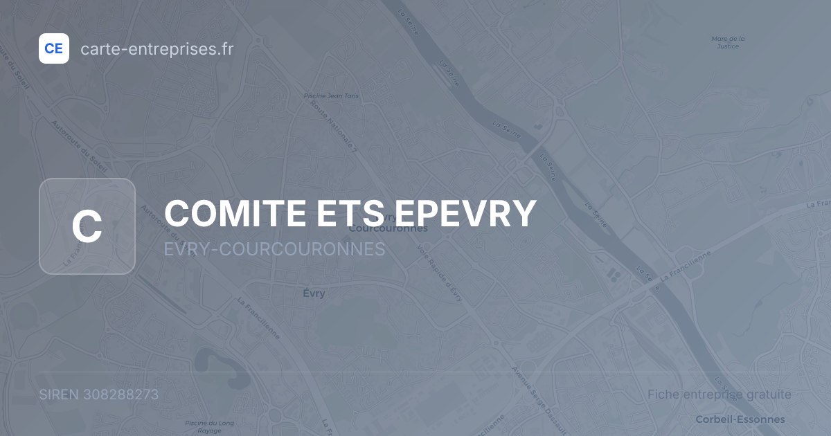 COMITE ETS EPEVRY — 308288273 — fiche entreprise