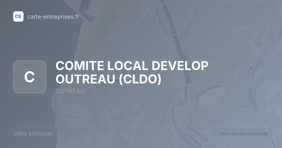 COMITE LOCAL DEVELOP OUTREAU (CLDO) — 331109348 — fiche entreprise