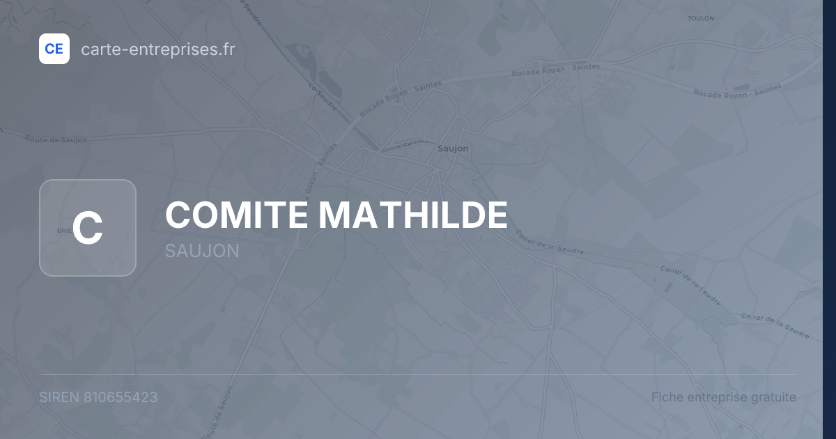COMITE MATHILDE — 810655423 — fiche entreprise