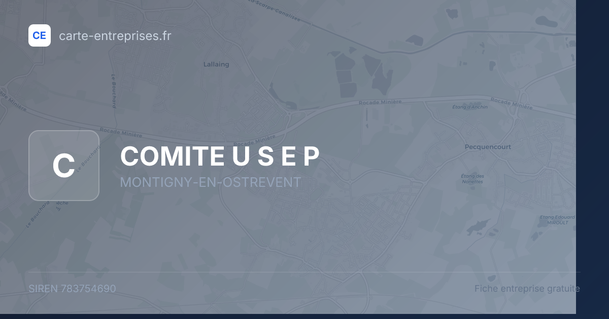 COMITE U S E P — 783754690 — fiche entreprise