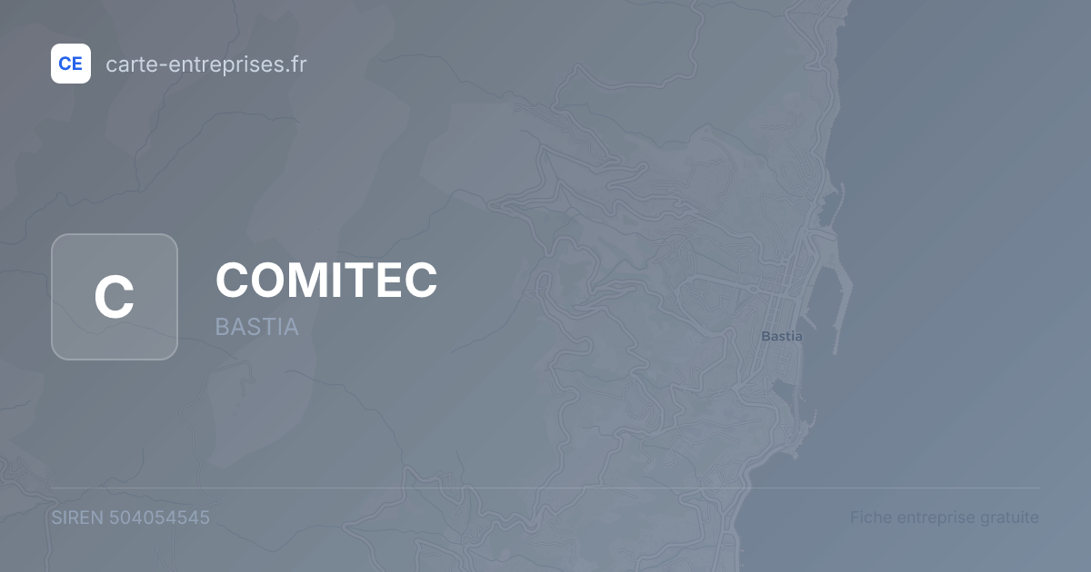 COMITEC — 504054545 — fiche entreprise