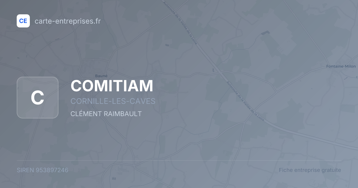 COMITIAM — 953897246 — fiche entreprise