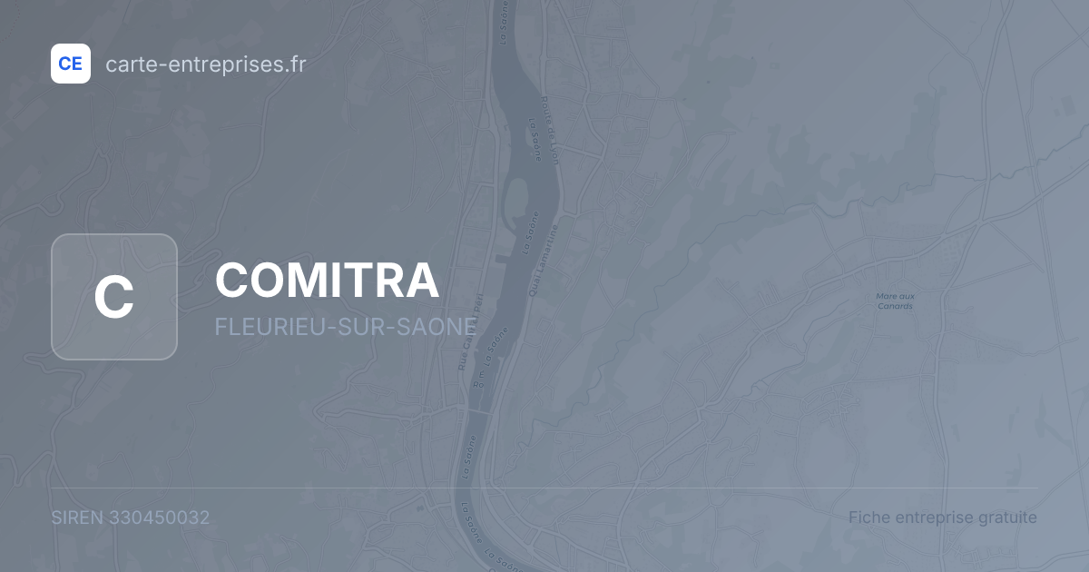 COMITRA — 330450032 — fiche entreprise
