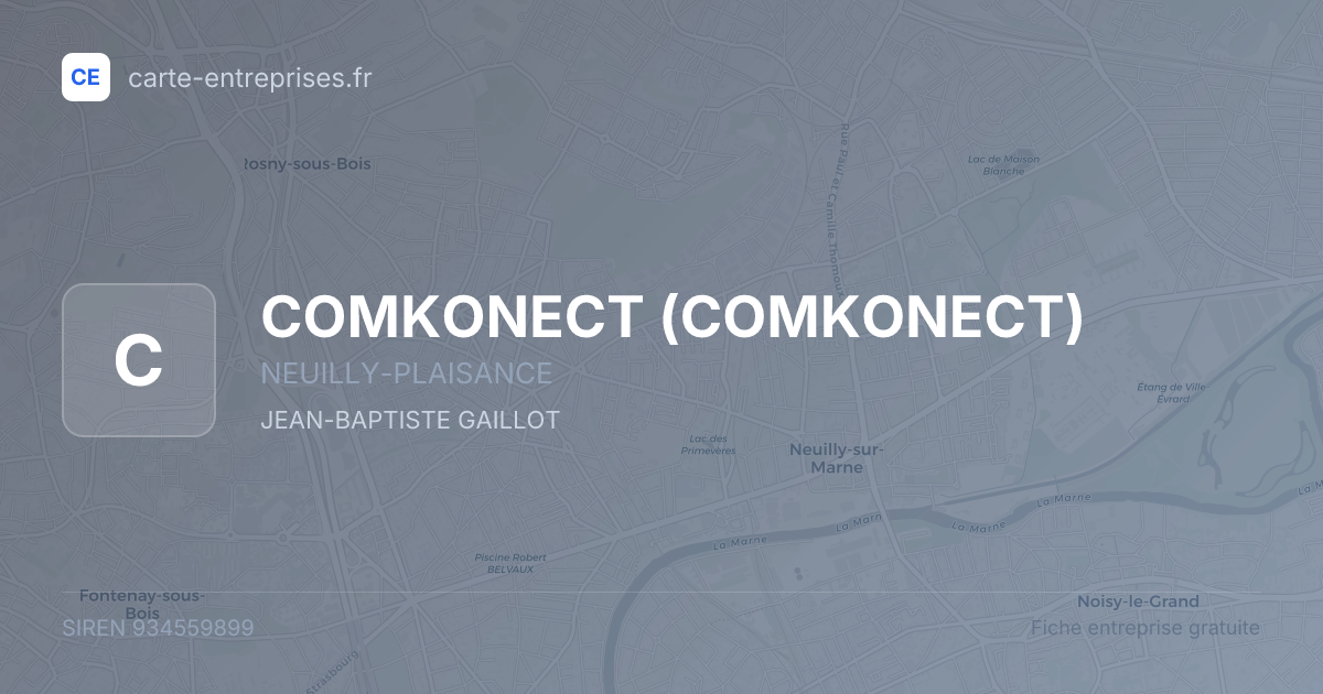 COMKONECT — 934559899 — fiche entreprise