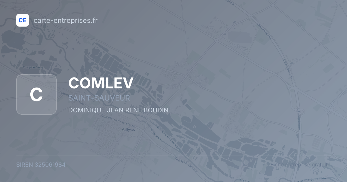 COMLEV — 325061984 — fiche entreprise