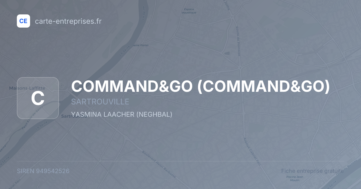 COMMAND&GO — 949542526 — fiche entreprise