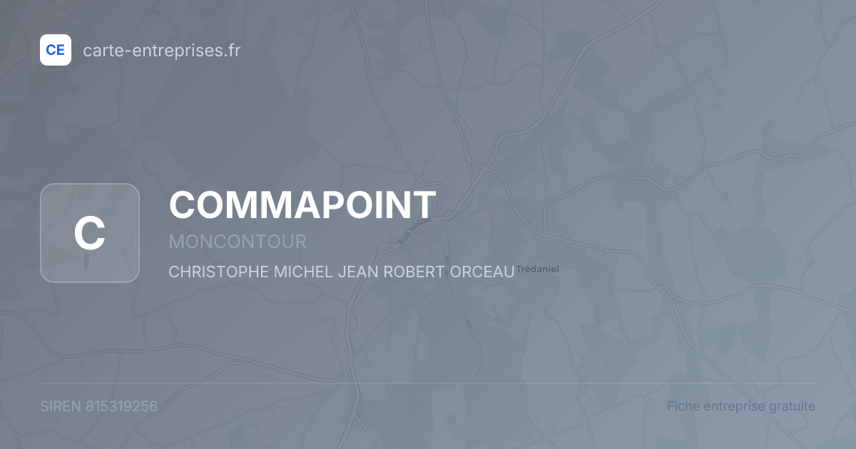COMMAPOINT — 815319256 — fiche entreprise