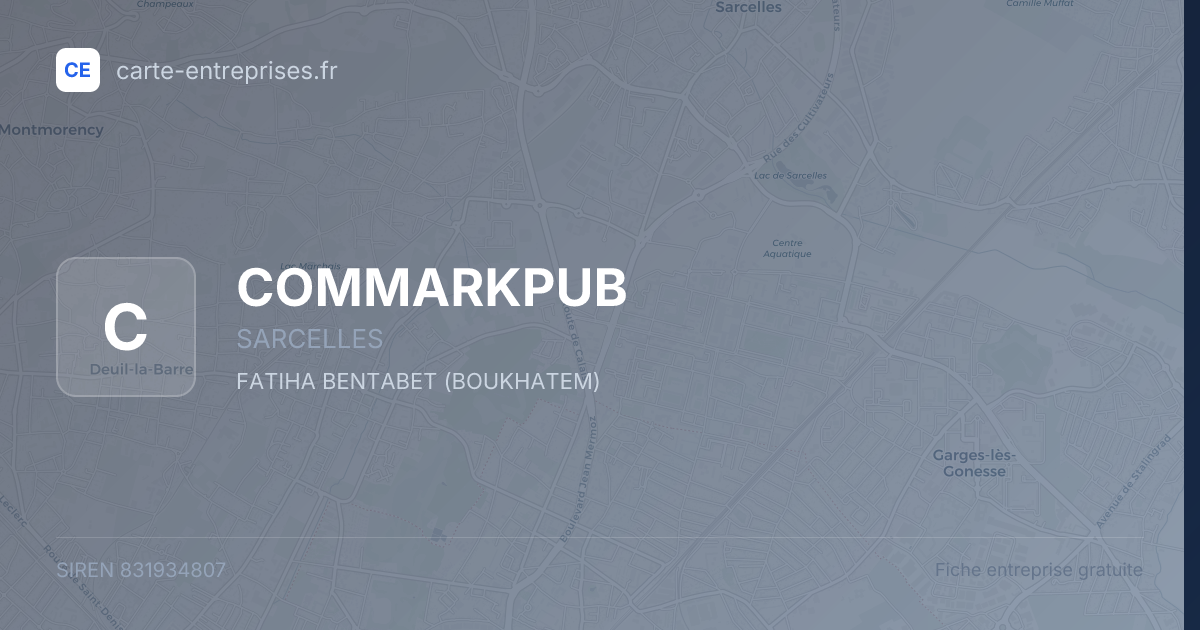 COMMARKPUB — 831934807 — fiche entreprise