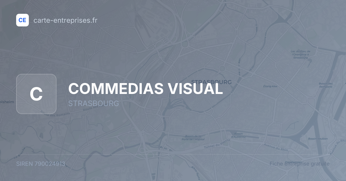 COMMEDIAS VISUAL — 790024913 — fiche entreprise