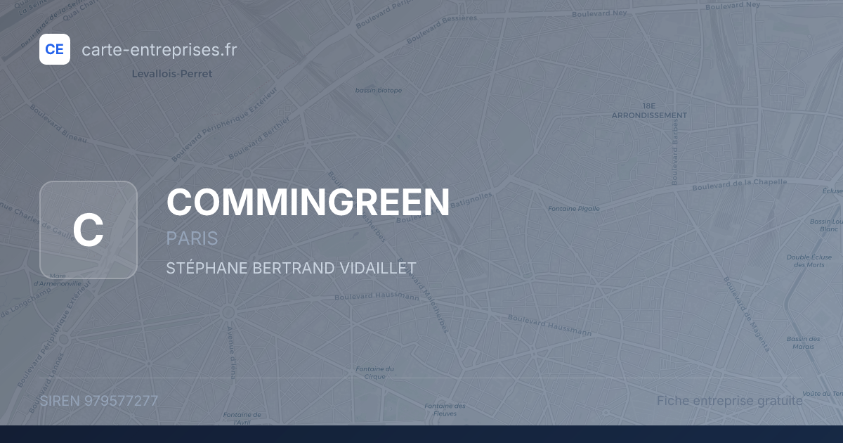 COMMINGREEN — 979577277 — fiche entreprise