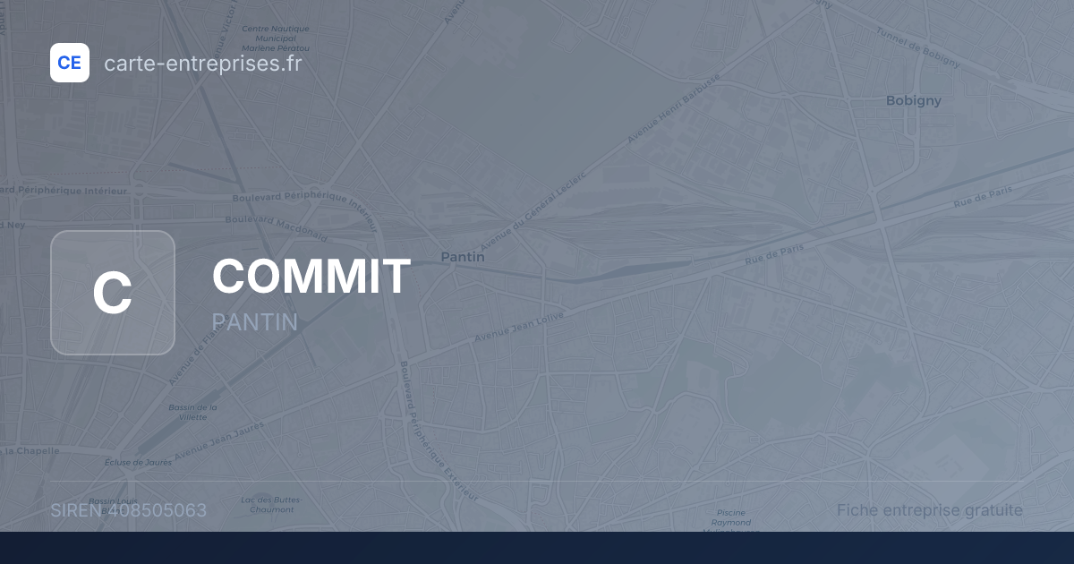 COMMIT — 408505063 — fiche entreprise