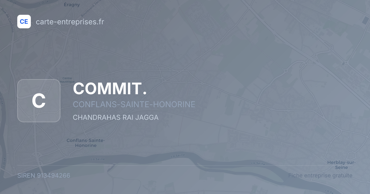 COMMIT. — 913494266 — fiche entreprise