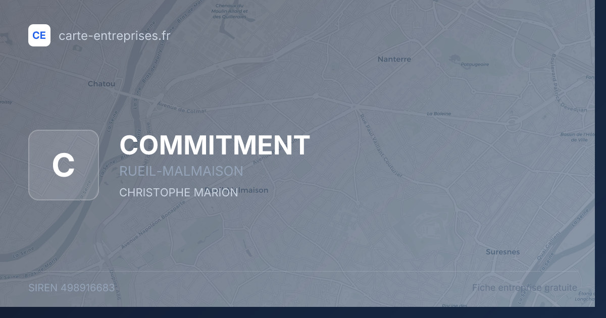 COMMITMENT — 498916683 — fiche entreprise