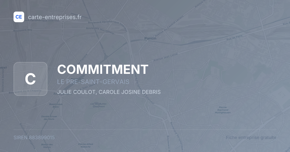 COMMITMENT — 883899015 — fiche entreprise