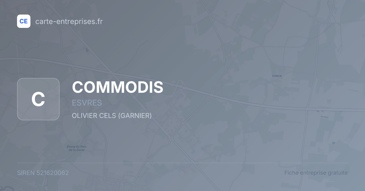 COMMODIS — 521620062 — fiche entreprise