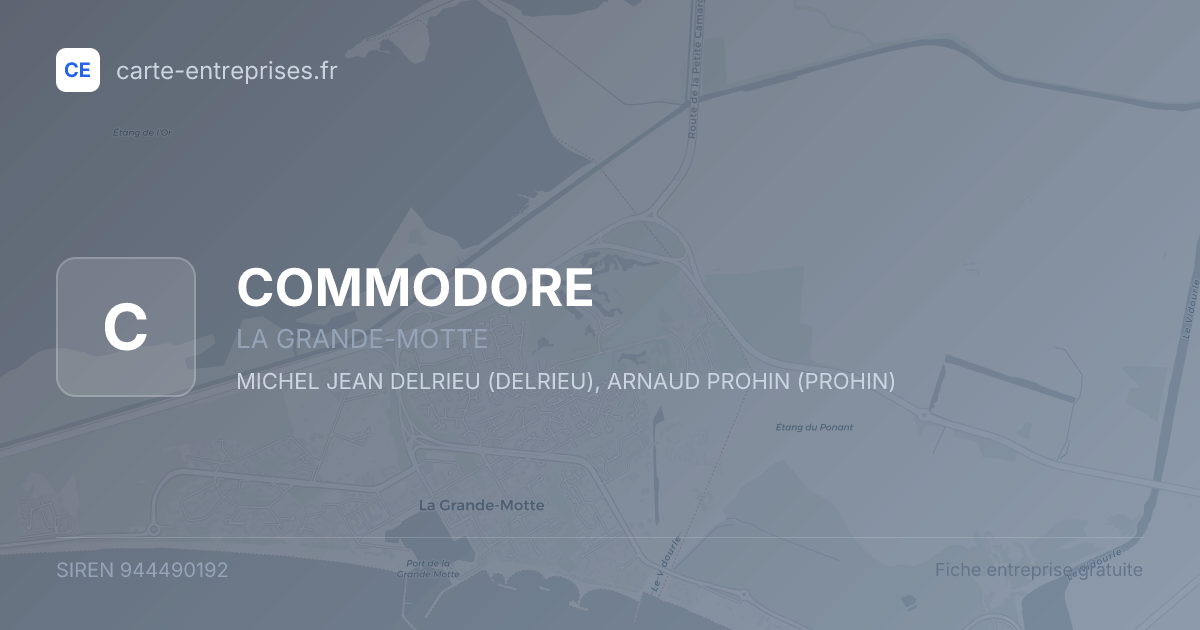 COMMODORE — 944490192 — fiche entreprise