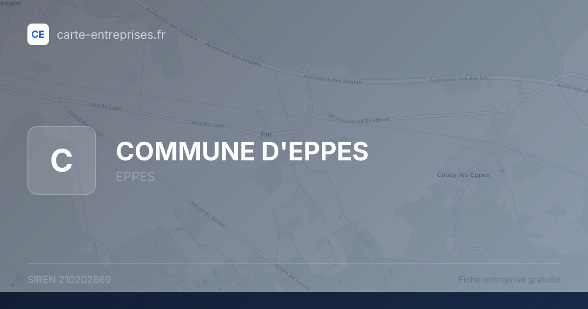 COMMUNE D'EPPES — 210202669 — fiche entreprise