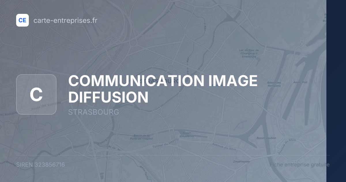 COMMUNICATION IMAGE DIFFUSION — 323856716 — fiche entreprise