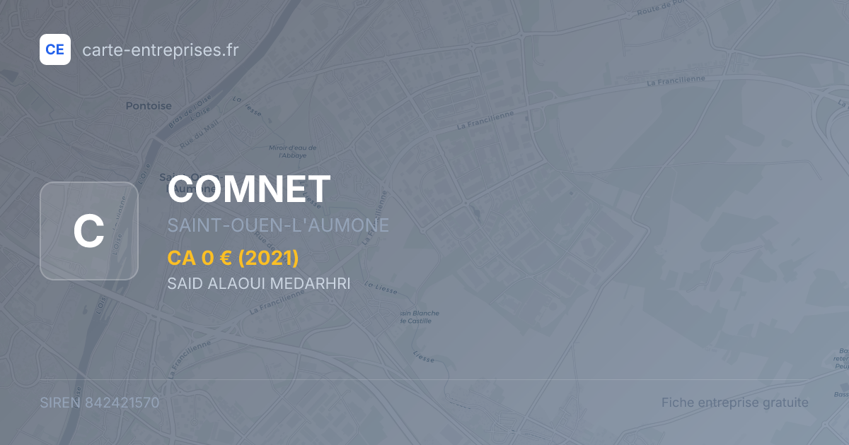 COMNET — 842421570 — fiche entreprise