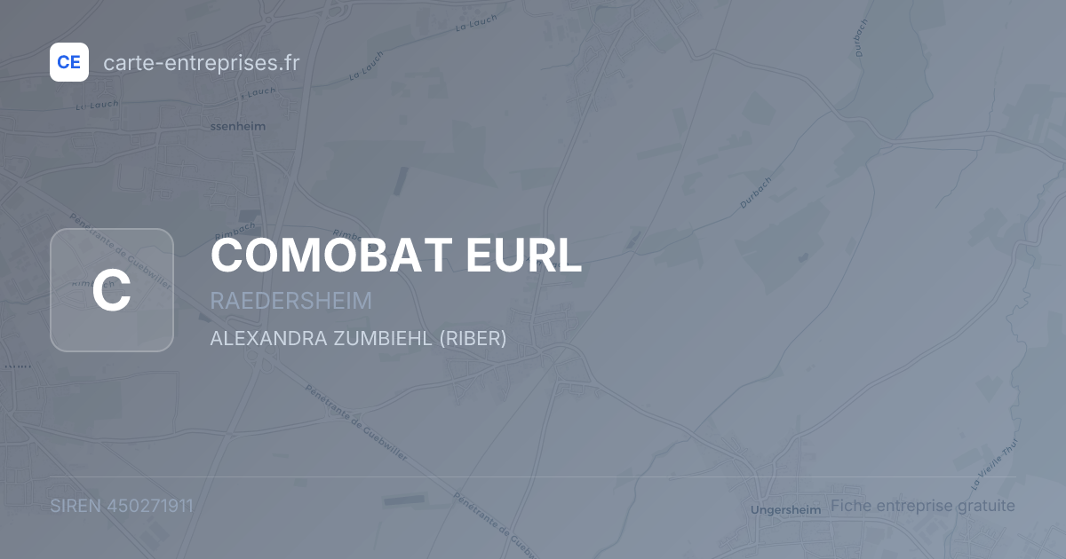 COMOBAT EURL — 450271911 — fiche entreprise