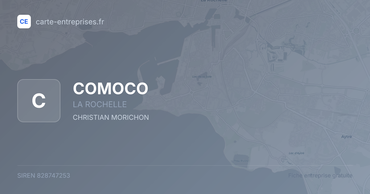 COMOCO — 828747253 — fiche entreprise