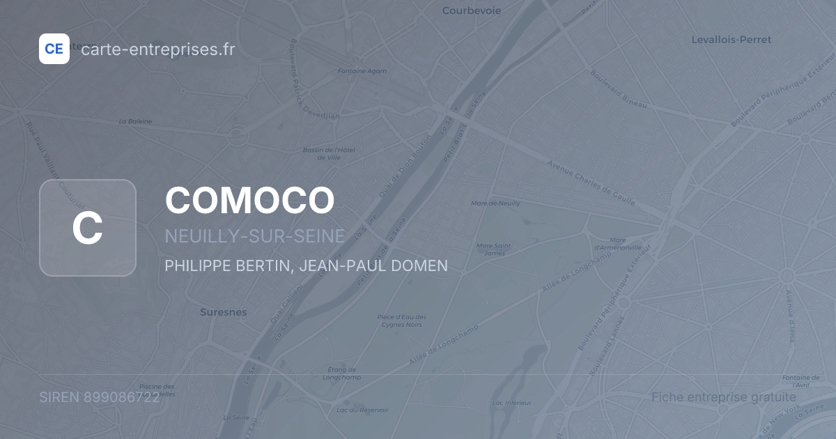 COMOCO — 899086722 — fiche entreprise