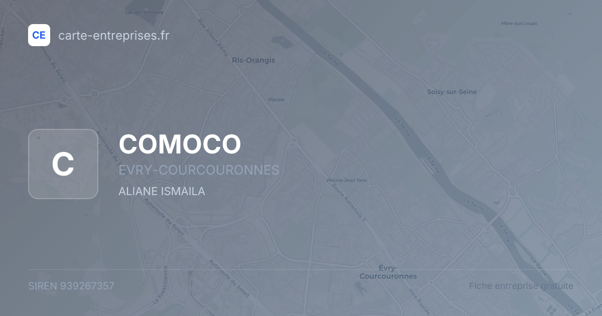 COMOCO — 939267357 — fiche entreprise