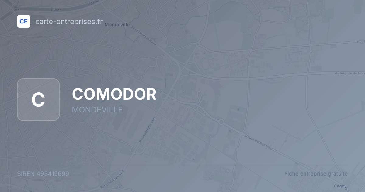 COMODOR — 493415699 — fiche entreprise