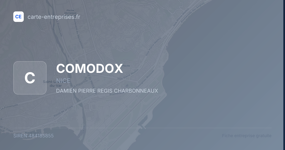 COMODOX — 484185855 — fiche entreprise