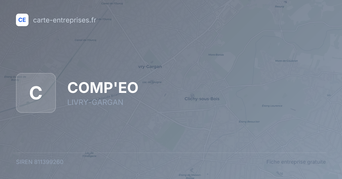 COMP'EO — 811399260 — fiche entreprise