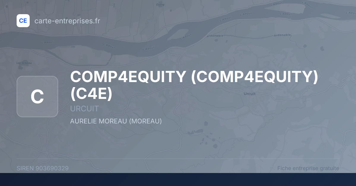 COMP4EQUITY (COMP4EQUITY) (C4E) — 903690329 — fiche entreprise