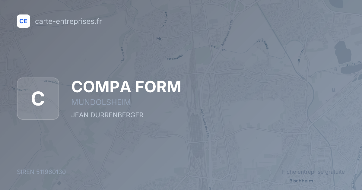 COMPA FORM — 511960130 — fiche entreprise