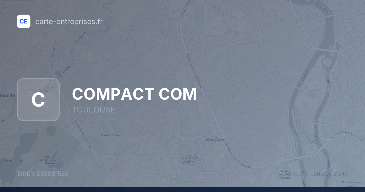 COMPACT COM — 539081562 — fiche entreprise