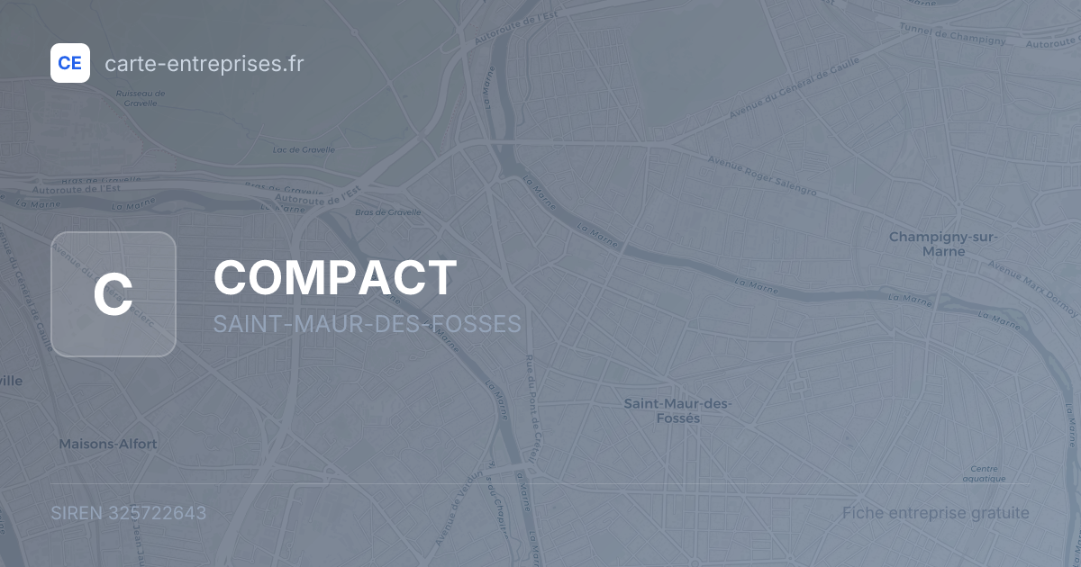 COMPACT — 325722643 — fiche entreprise