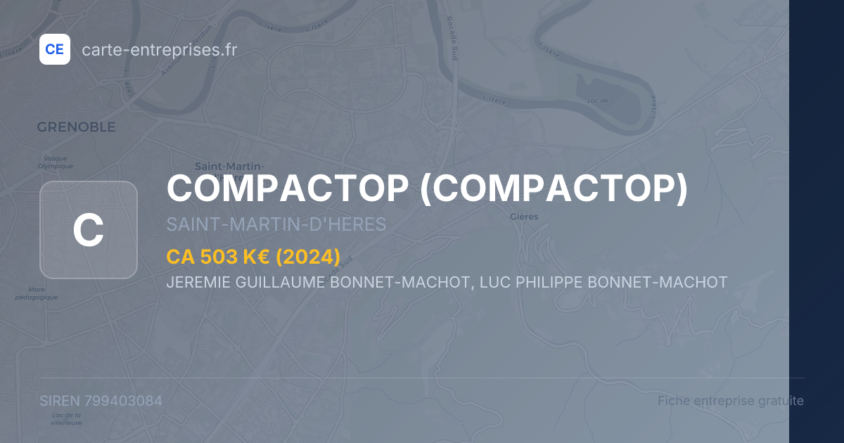 COMPACTOP — 799403084 — fiche entreprise