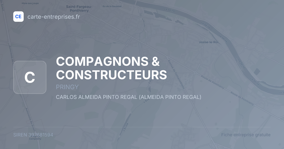 COMPAGNONS & CONSTRUCTEURS — 397681594 — fiche entreprise