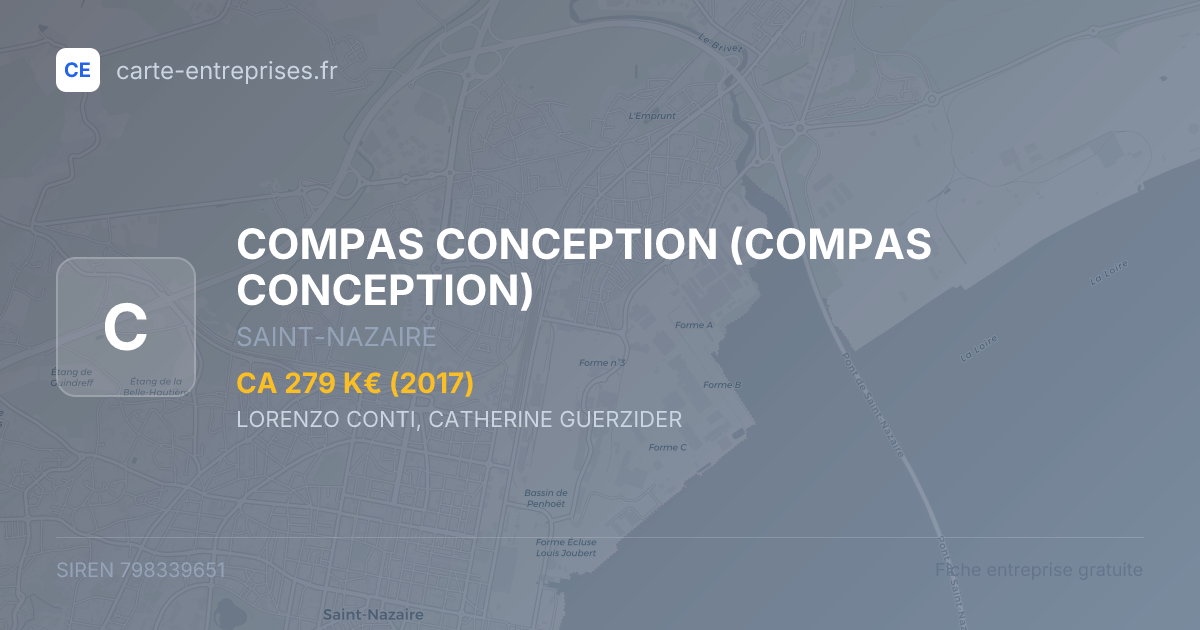 COMPAS CONCEPTION — 798339651 — fiche entreprise
