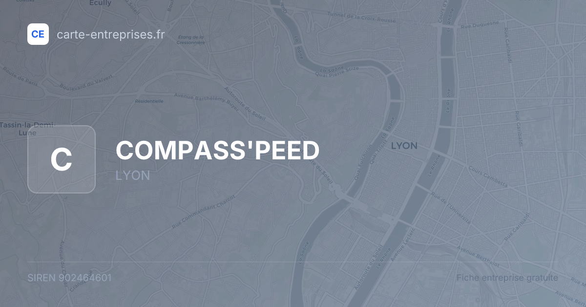 COMPASS'PEED — 902464601 — fiche entreprise