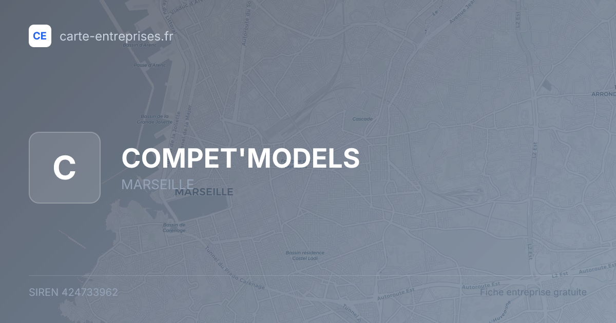 COMPET'MODELS — 424733962 — fiche entreprise
