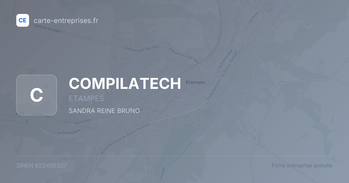 COMPILATECH — 823405337 — fiche entreprise