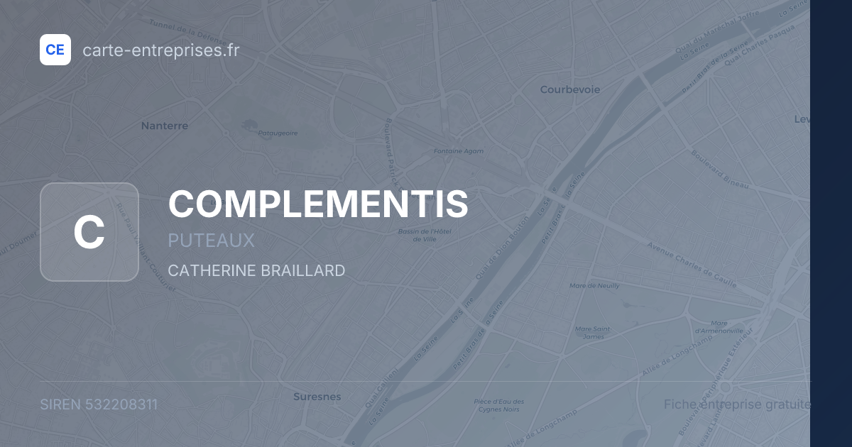 COMPLEMENTIS — 532208311 — fiche entreprise