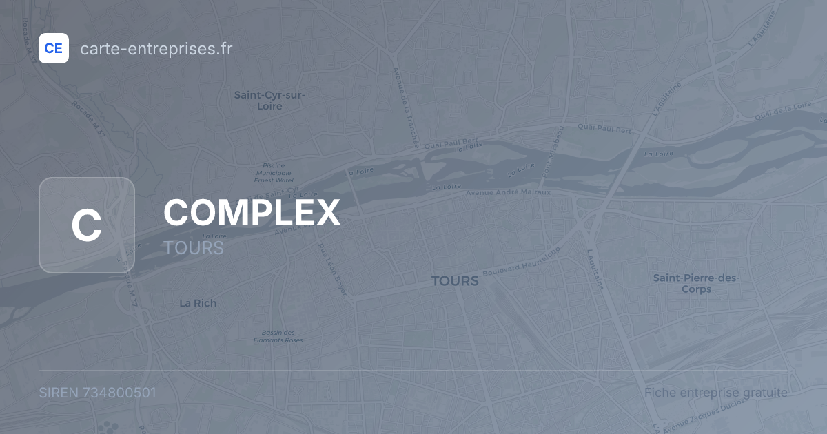 COMPLEX — 734800501 — fiche entreprise