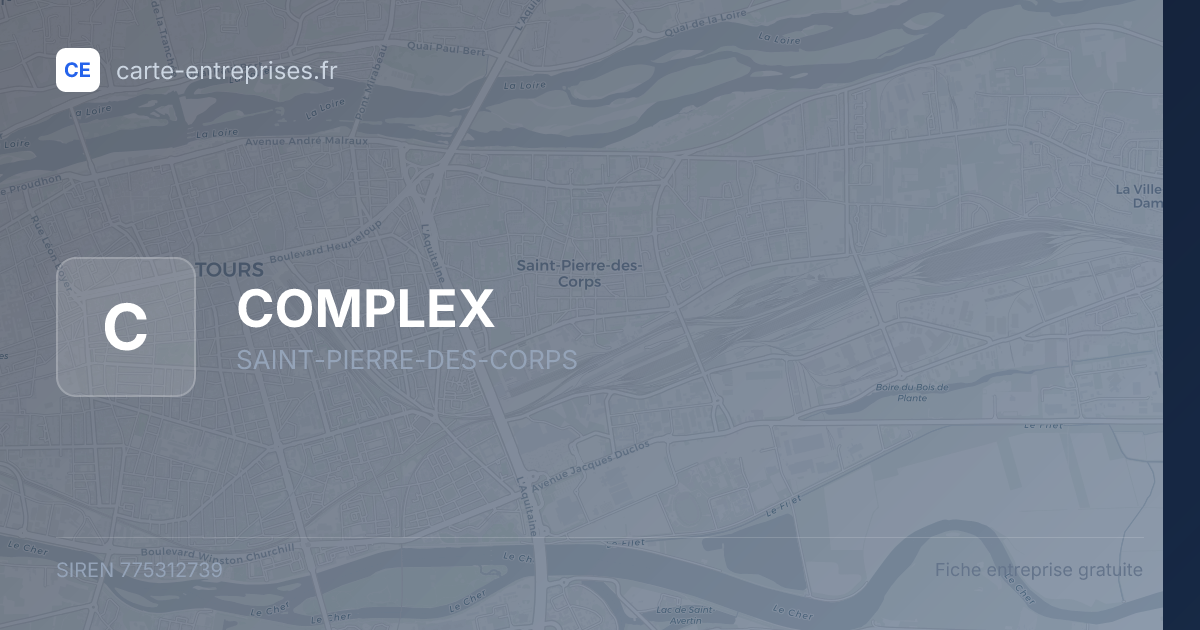 COMPLEX — 775312739 — fiche entreprise