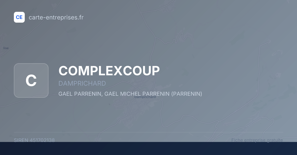 COMPLEXCOUP — 451702138 — fiche entreprise