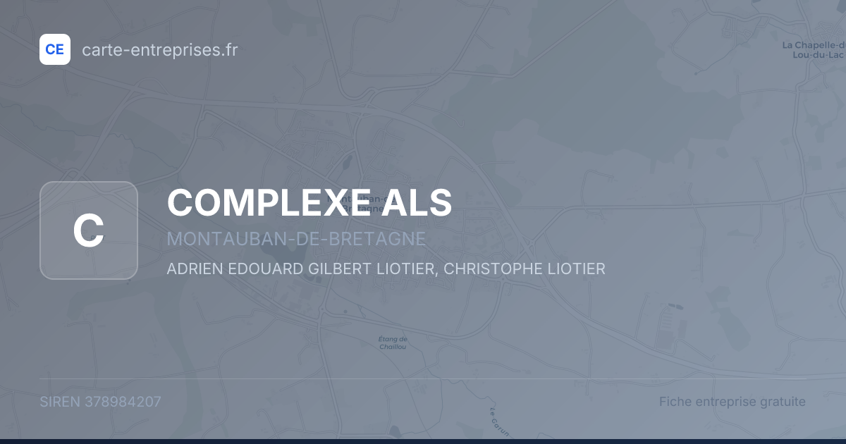 COMPLEXE ALS — 378984207 — fiche entreprise