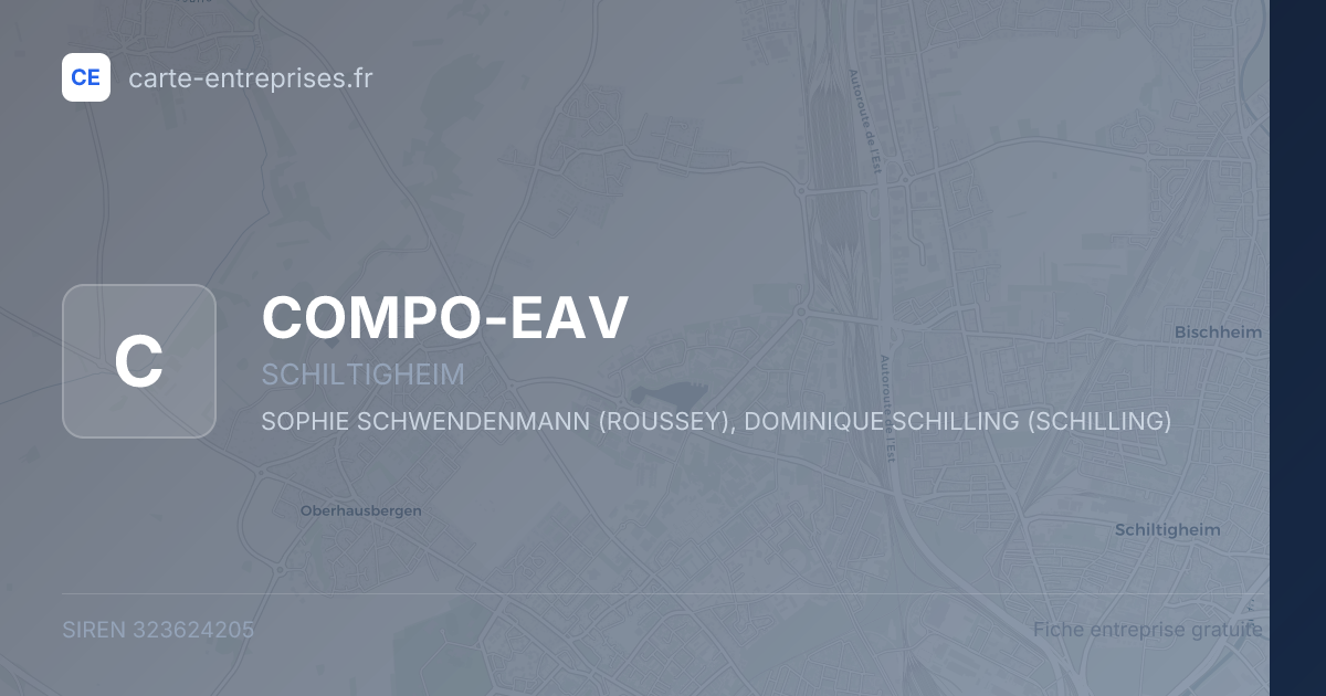 COMPO-EAV — 323624205 — fiche entreprise