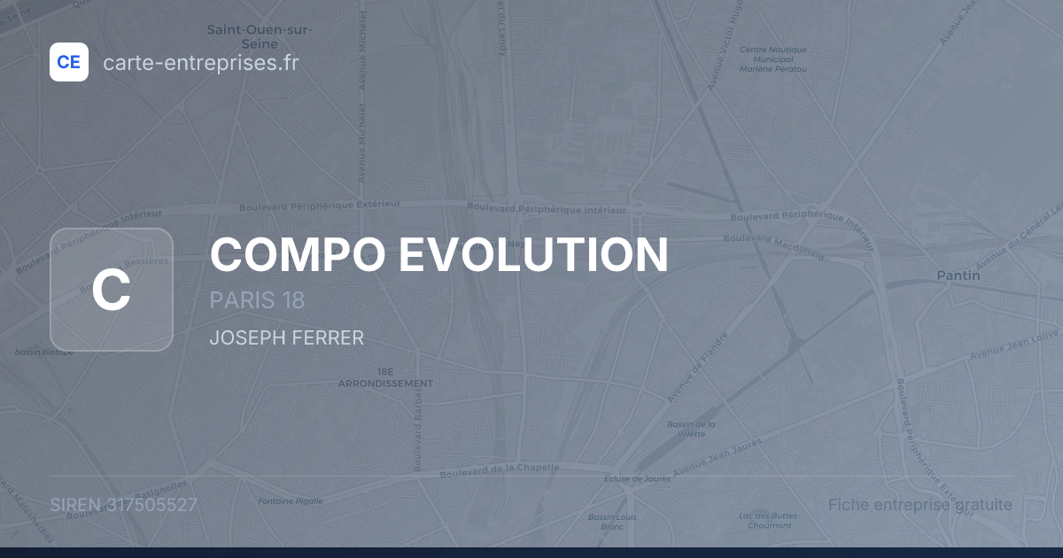 COMPO EVOLUTION — 317505527 — fiche entreprise